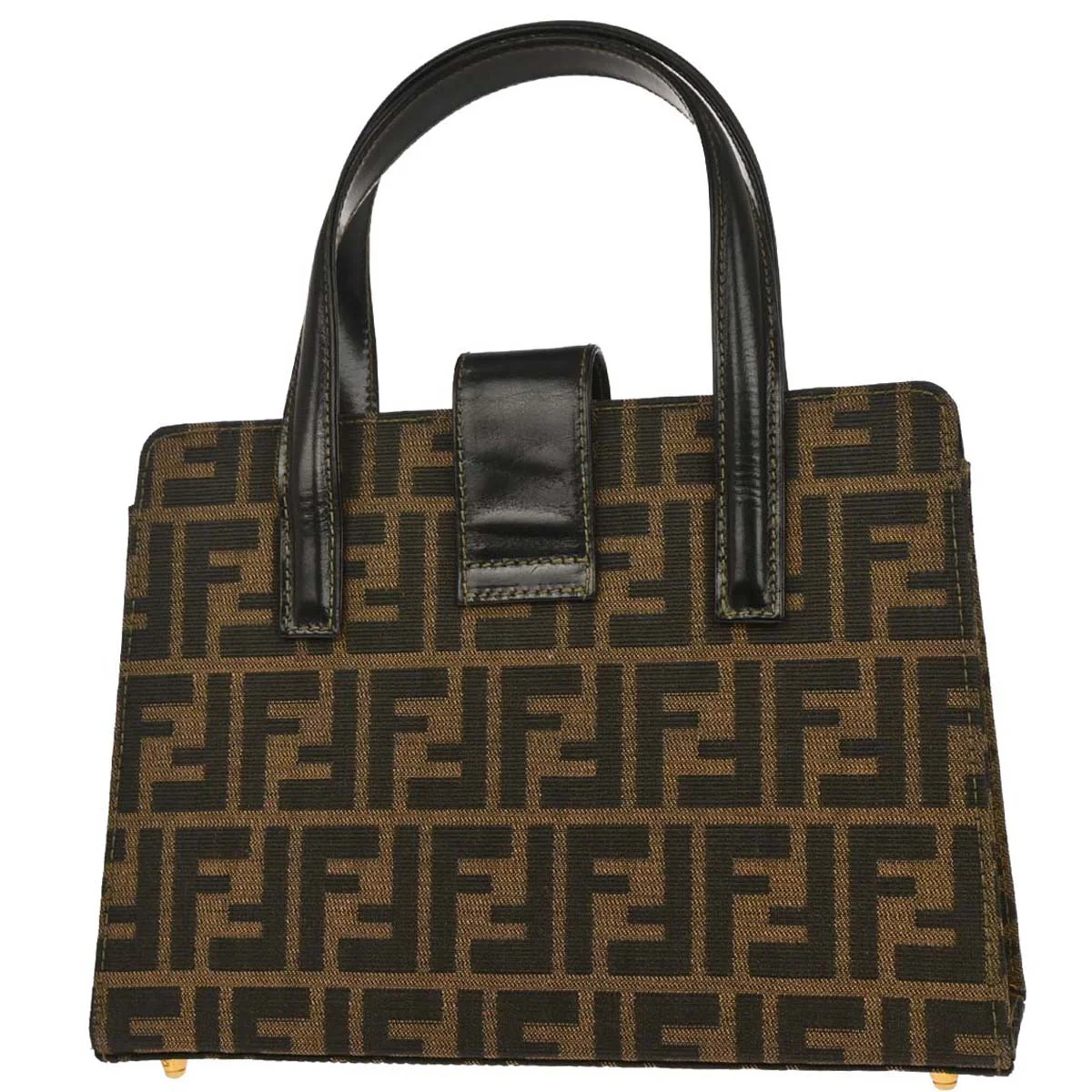 Fendi Brown Zucca Handbag - Image 2