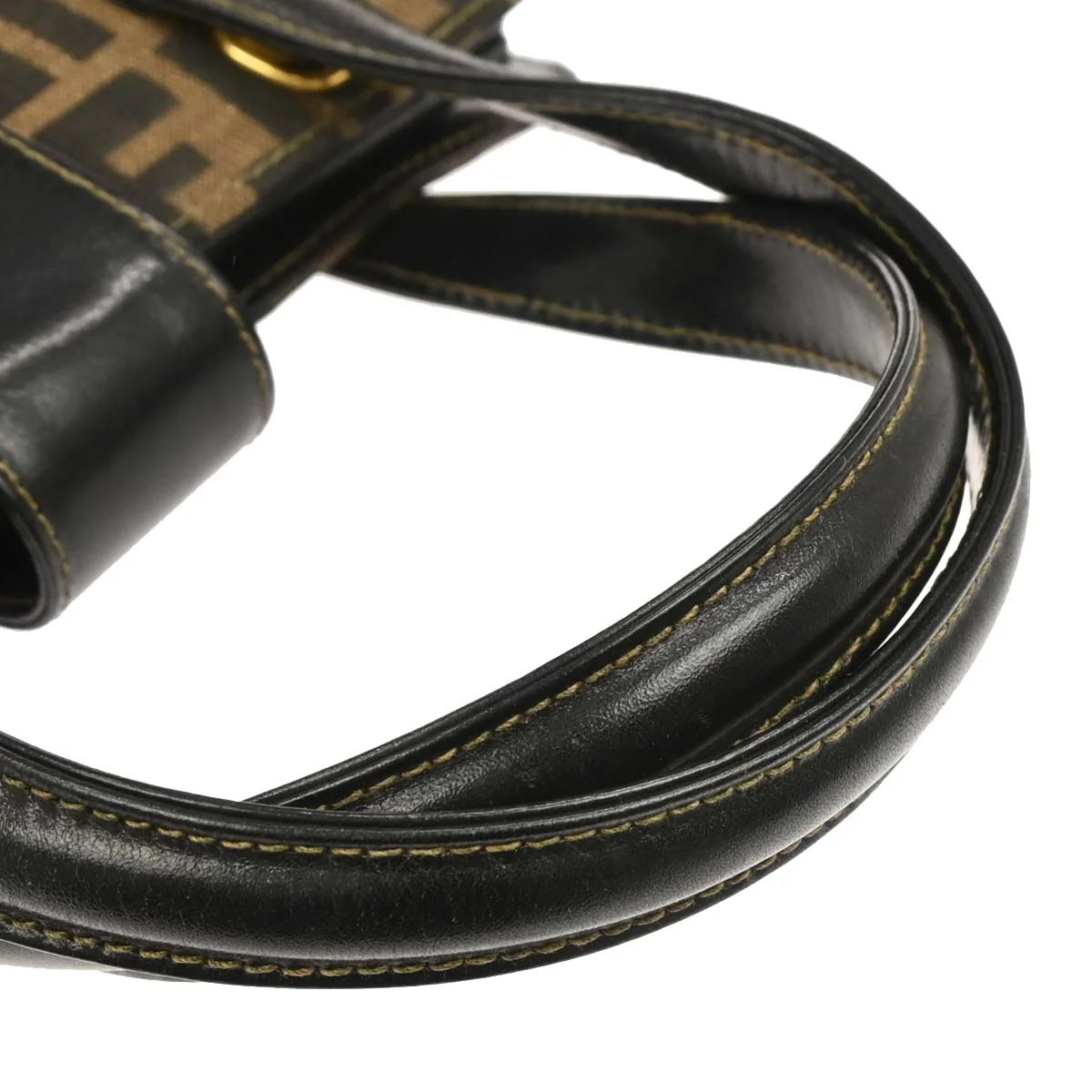 Fendi Brown Zucca Handbag - Image 3