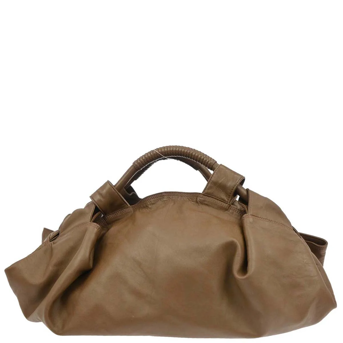 Loewe Brown Lambskin Nappa Aire Tote Handbag - Image 2