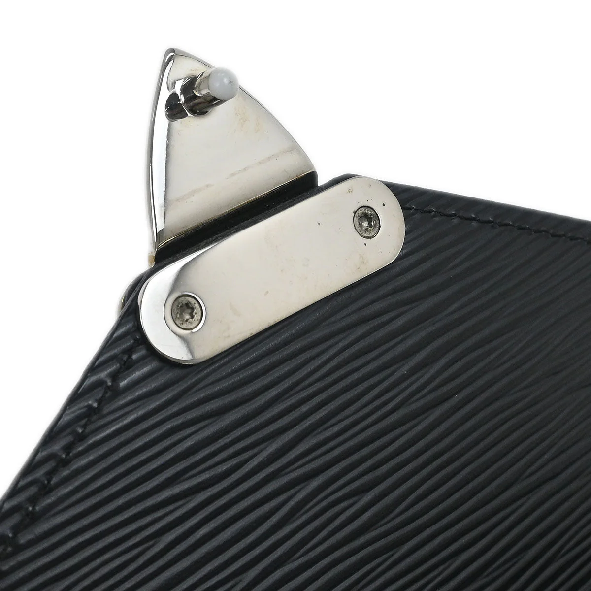 Louis Vuitton 2007 Black Epi Pochette Sellier Dragonne Clutch M52762 - Image 6