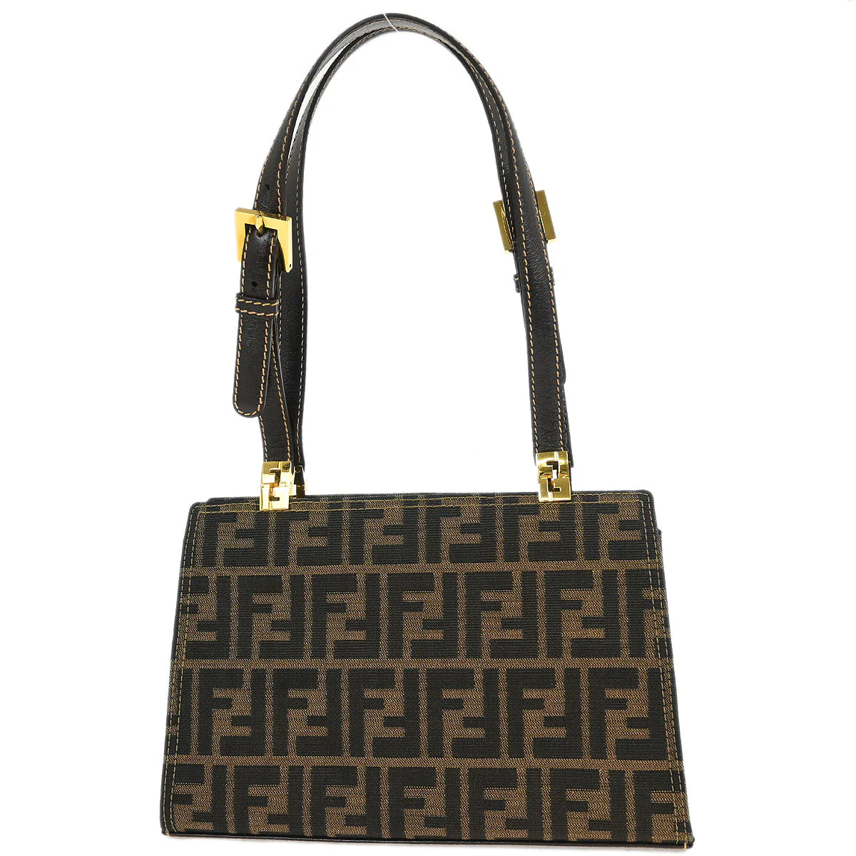 Fendi Brown Zucca Handbag - Image 2