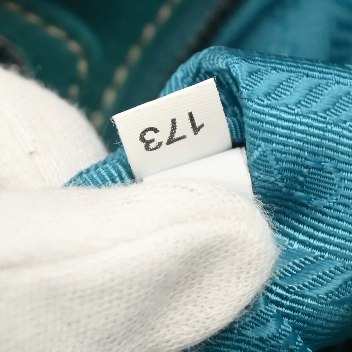 Prada Turquoise Blue Nylon 2way Shoulder Handbag - Image 10