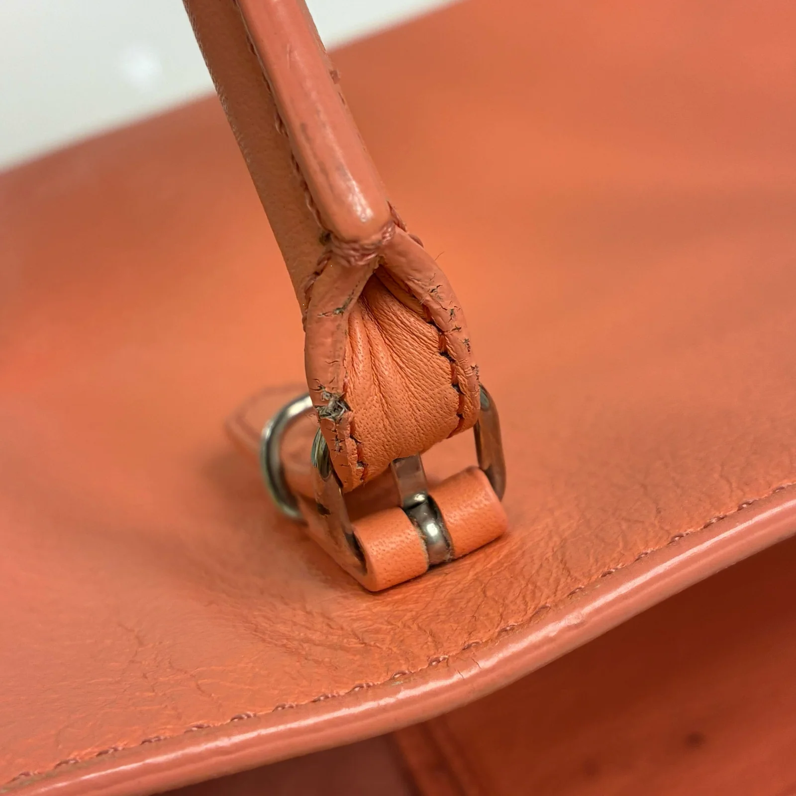 Balenciaga Salmon Pink Papier 2way Shoulder Handbag - Image 13