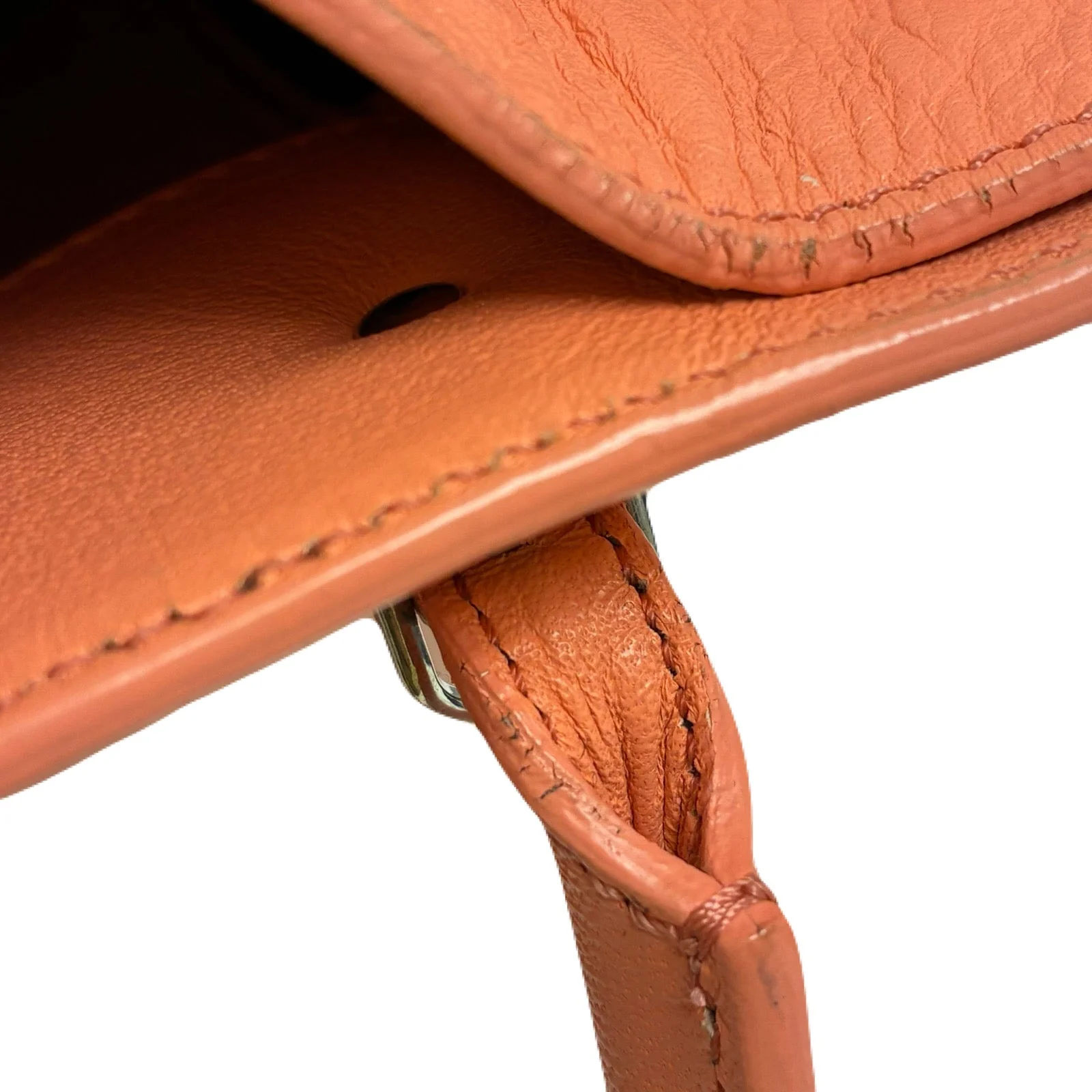 Balenciaga Salmon Pink Papier 2way Shoulder Handbag - Image 14