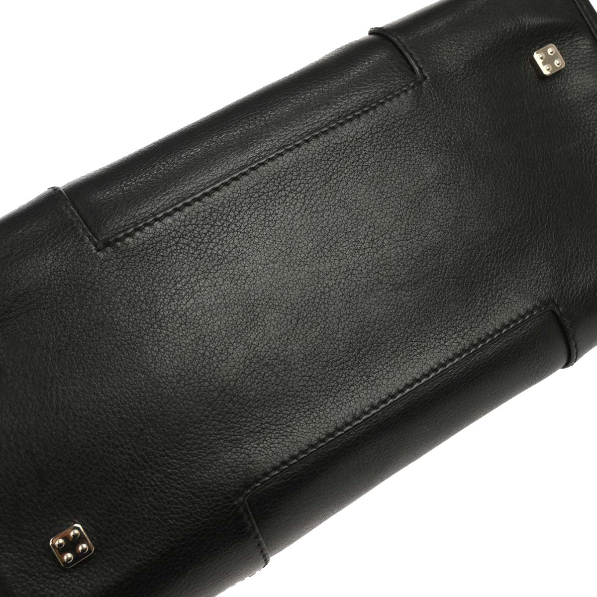 Loewe Black Leather Amazona 28 Handbag - Image 3