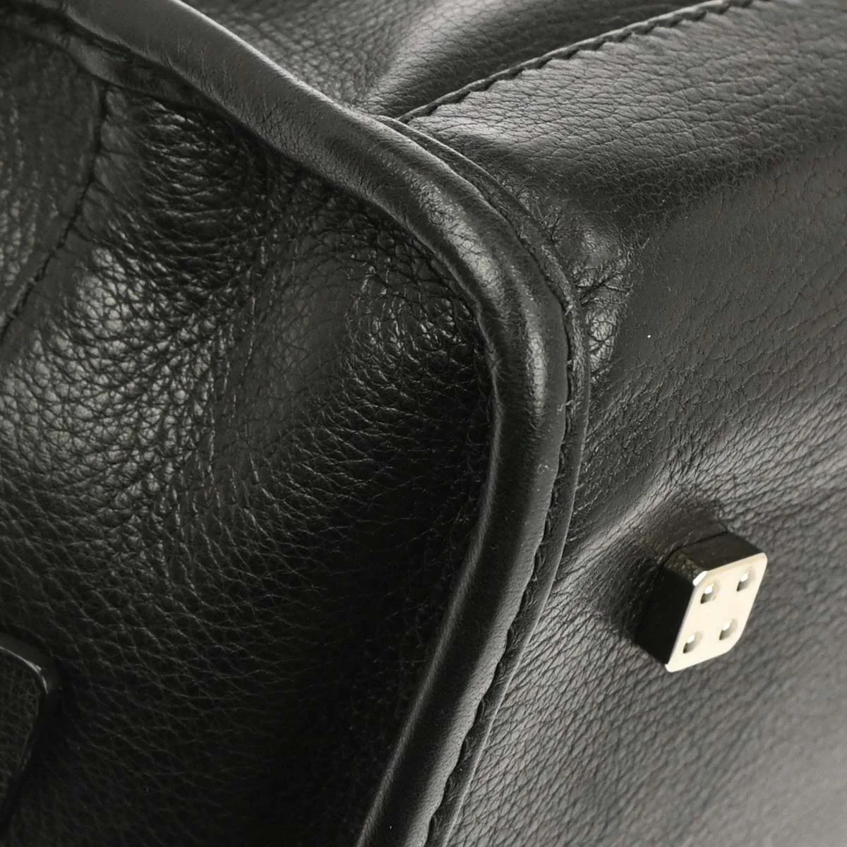 Loewe Black Leather Amazona 28 Handbag - Image 4