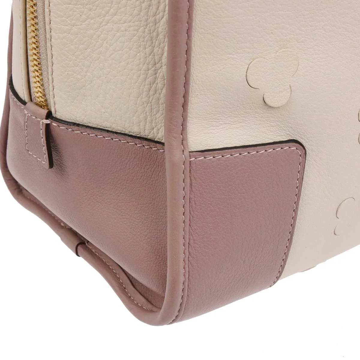 Loewe Off-white Leather Cherry Blossom Amazona 36 Handbag - Image 5