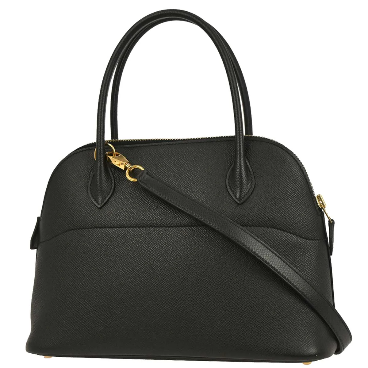 Hermes Black Epsom Bolide 27 2way Shoulder Handbag - Image 2