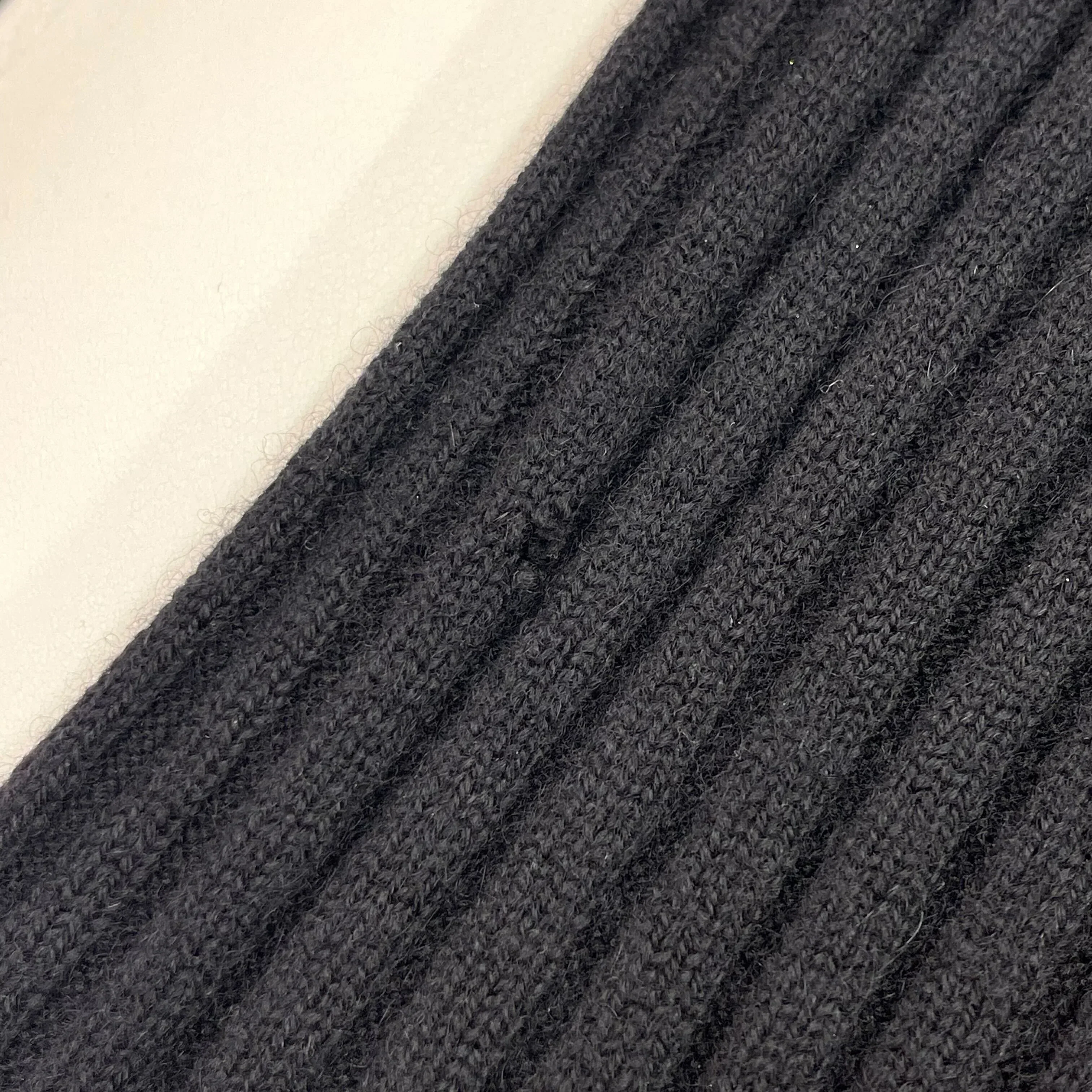 Chanel 1996 logo-patch ribbed cashmere jumper #40 - Image 11