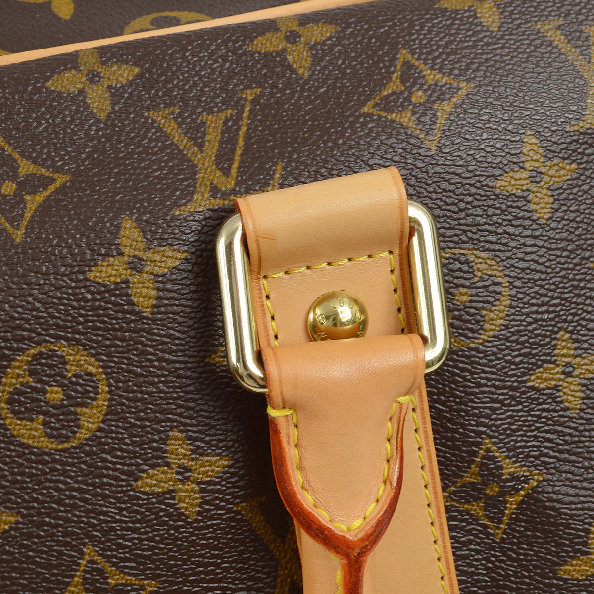 Louis Vuitton 2010 Monogram Carryall Duffle Bag M40074 - Image 8