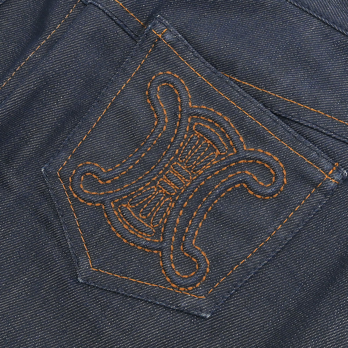 Celine Skirt Denim Navy #40 - Image 3