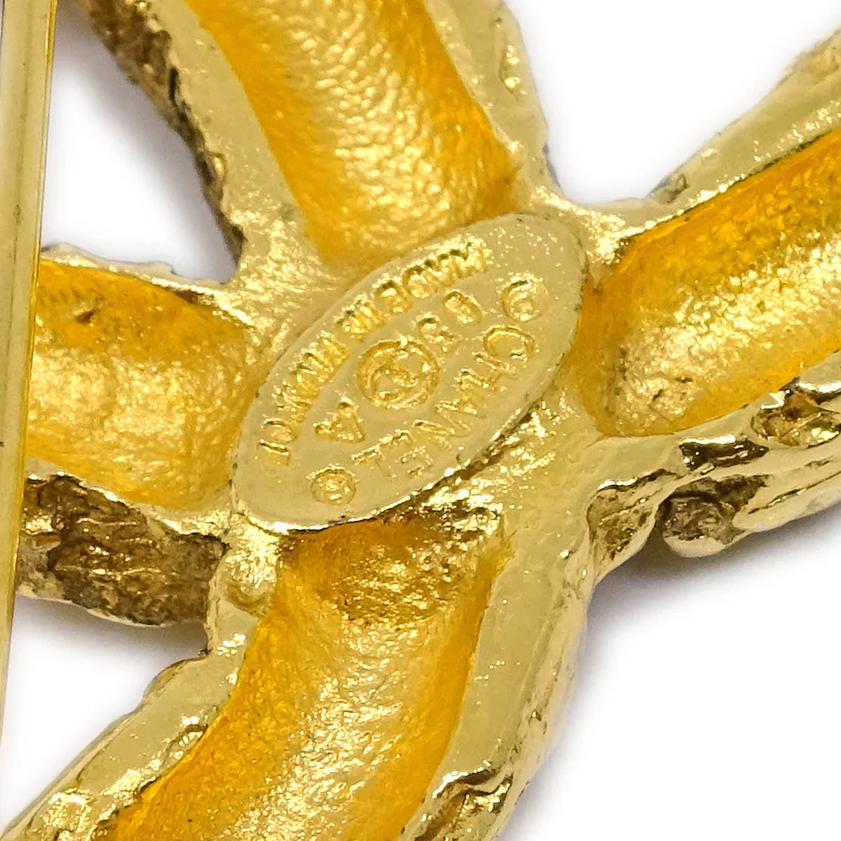 Chanel Fringe Brooch Pin Gold 93A - Image 4