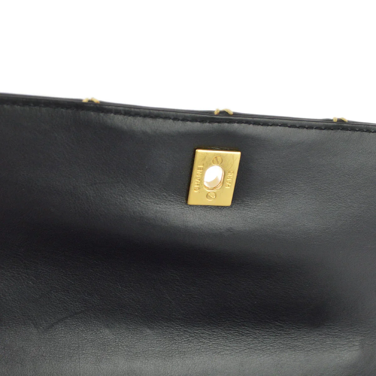 Chanel 2004-2005Black Calfskin Wild Stitch Kelly 30 - Image 8