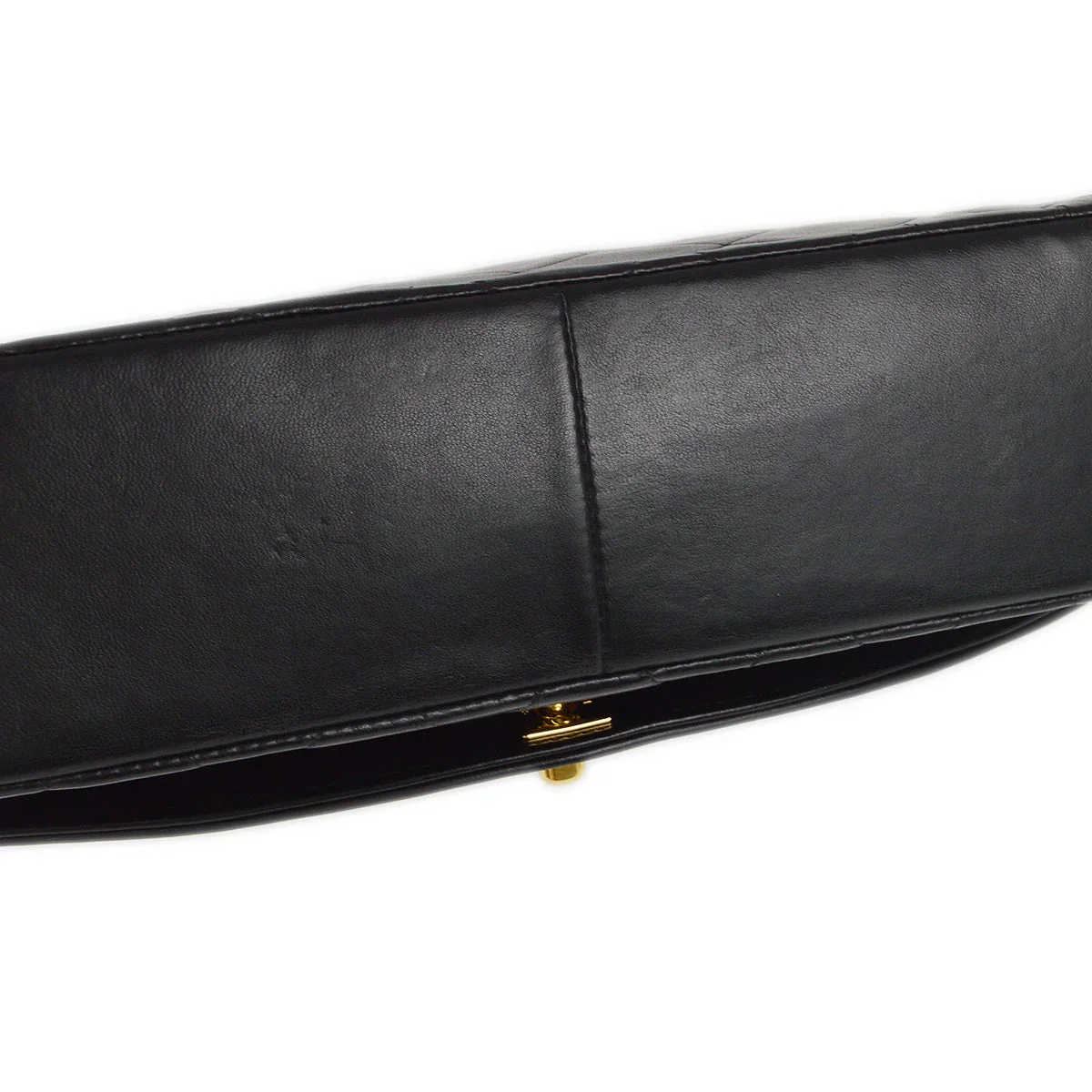 Chanel 1996-1997 Black Lambskin Medium Diana Shoulder Bag - Image 4
