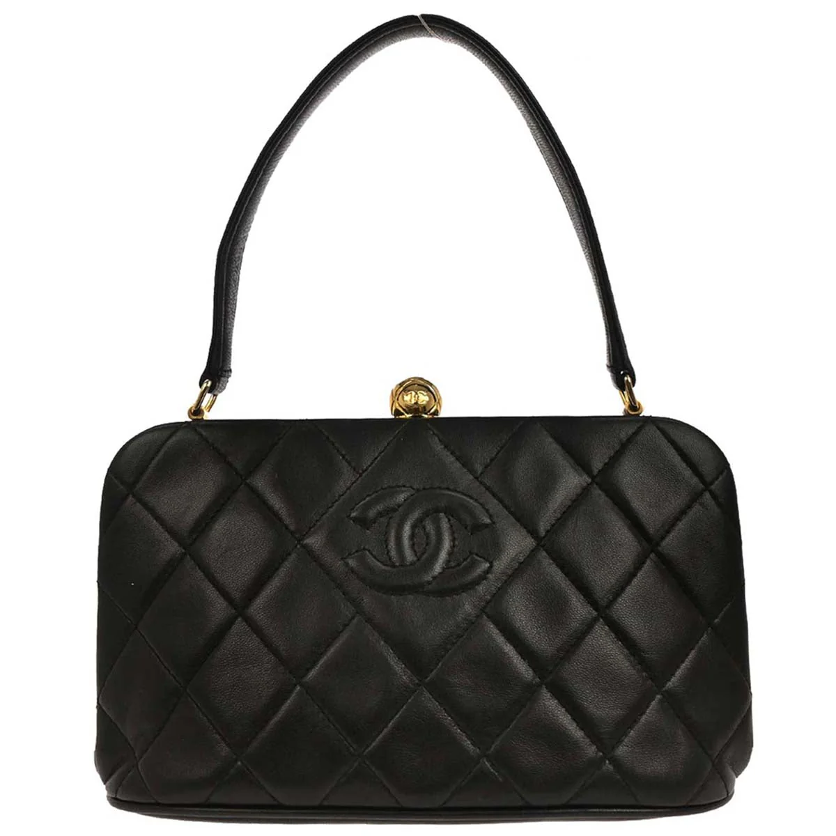 Chanel Black Lambskin Handbag