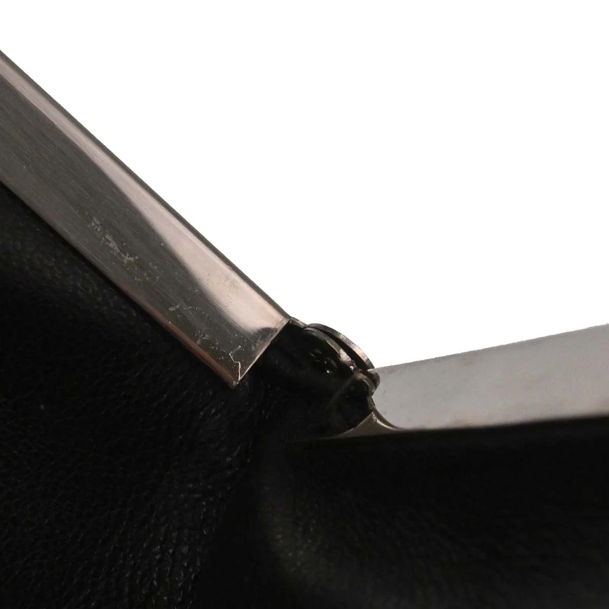 Chanel Black Lambskin Choco Bar Clutch Bag - Image 7