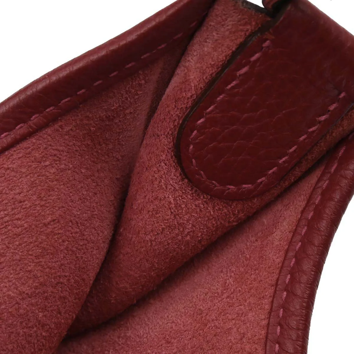 Hermes Rouge Garance Taurillon Clemence Evelyne 3 29 PM Shoulder Bag - Image 9