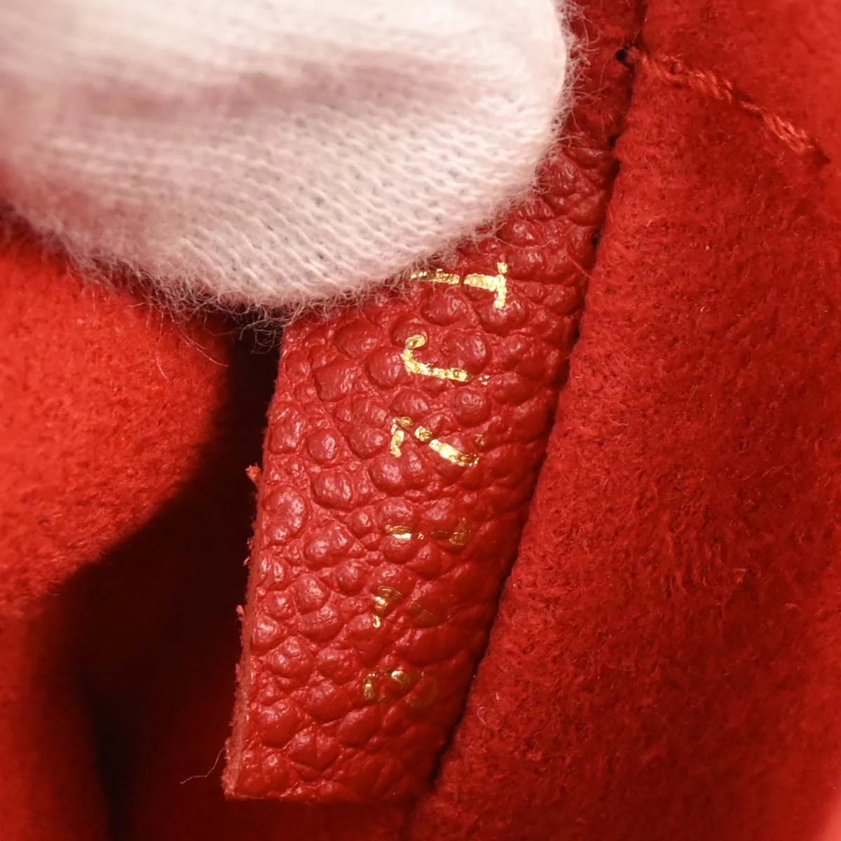 Louis Vuitton 2018 Red Monogram Empreinte Saint Sulpice PM M43393 - Image 10