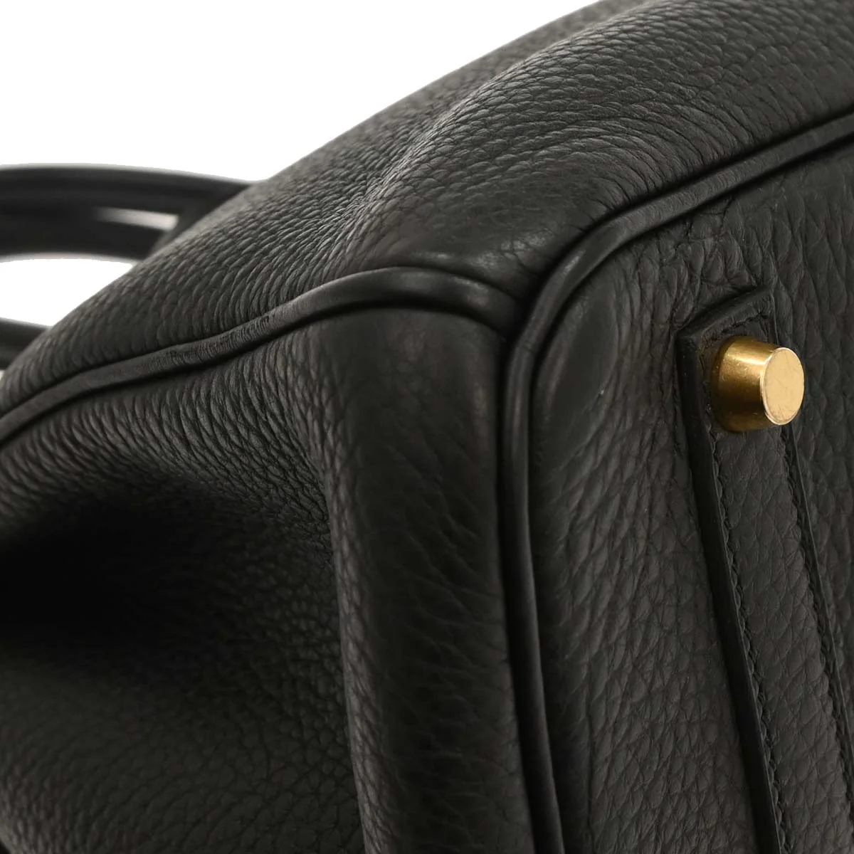 Hermes 2003 Black Taurillon Clemence Birkin 35 Handbag - Image 7