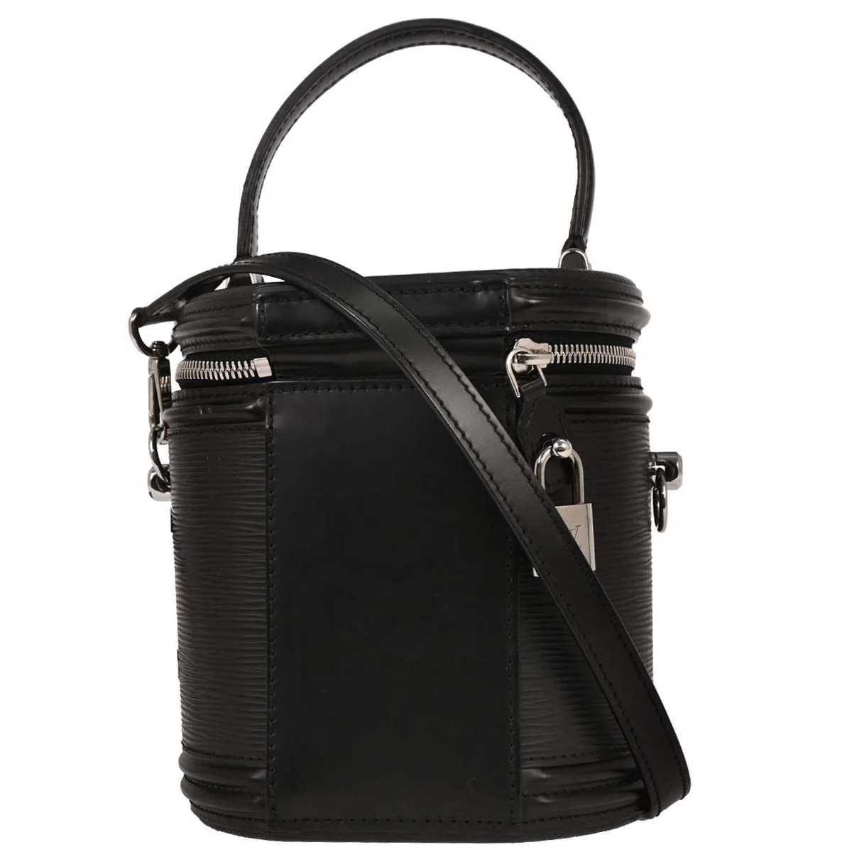 Louis Vuitton 2018 Black Epi Cannes 2way Vanity Handbag M52226 - Image 2