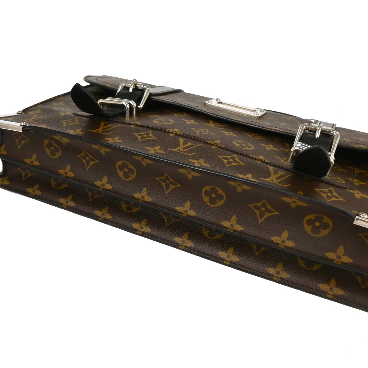 Louis Vuitton 2004 Monogram Macassar Rally Handbag M92292 - Image 4