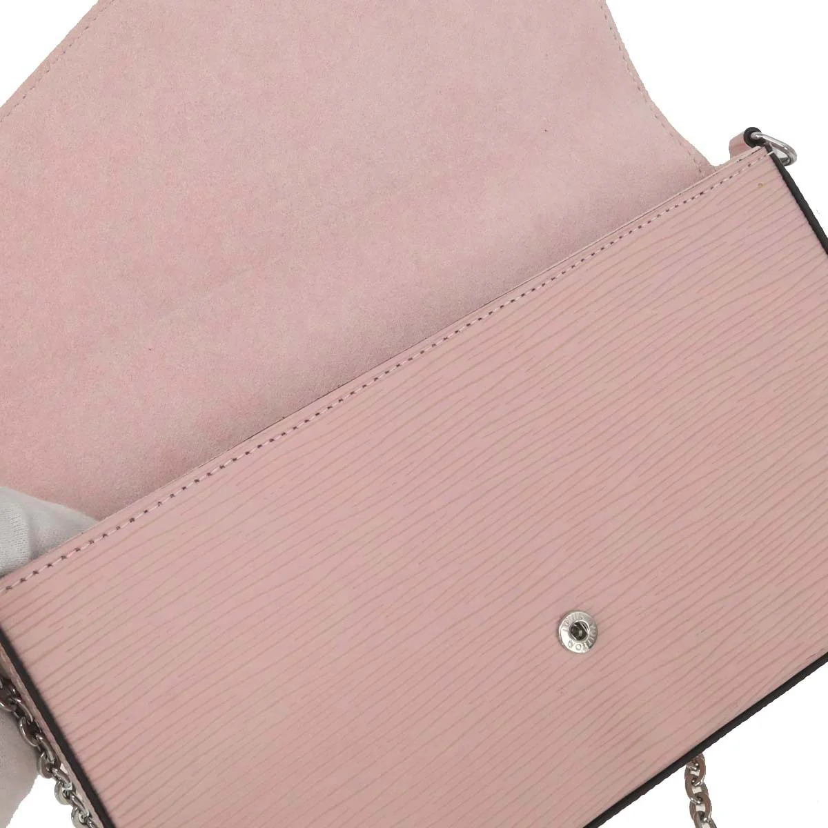 Louis Vuitton 2018 Pink Epi Pochette Felicie Shoulder Bag M62467 - Image 8