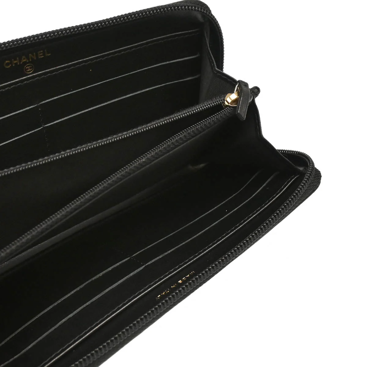 Chanel 2018-2019 Black Calfskin Wallet - Image 3