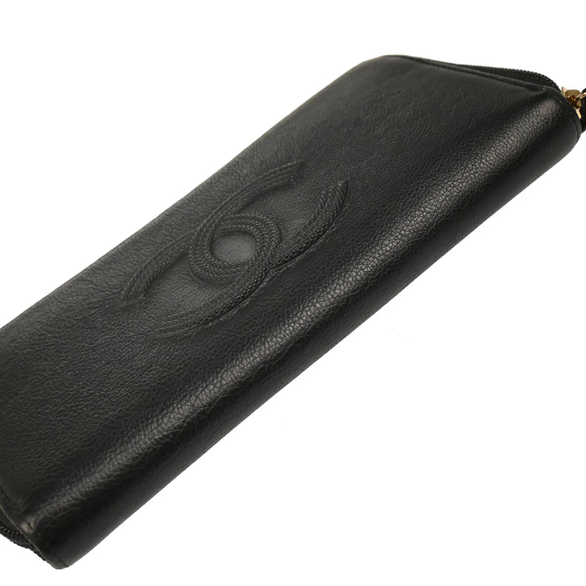 Chanel 2018-2019 Black Calfskin Wallet - Image 4