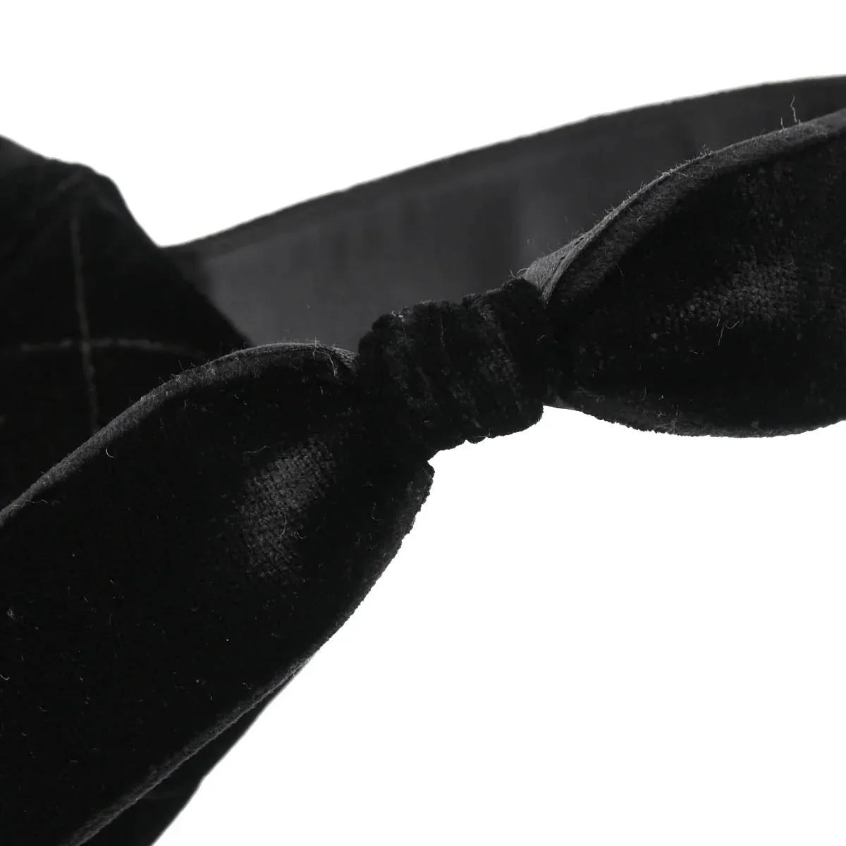 Chanel 1996-1997 Black Velvet Handbag - Image 7