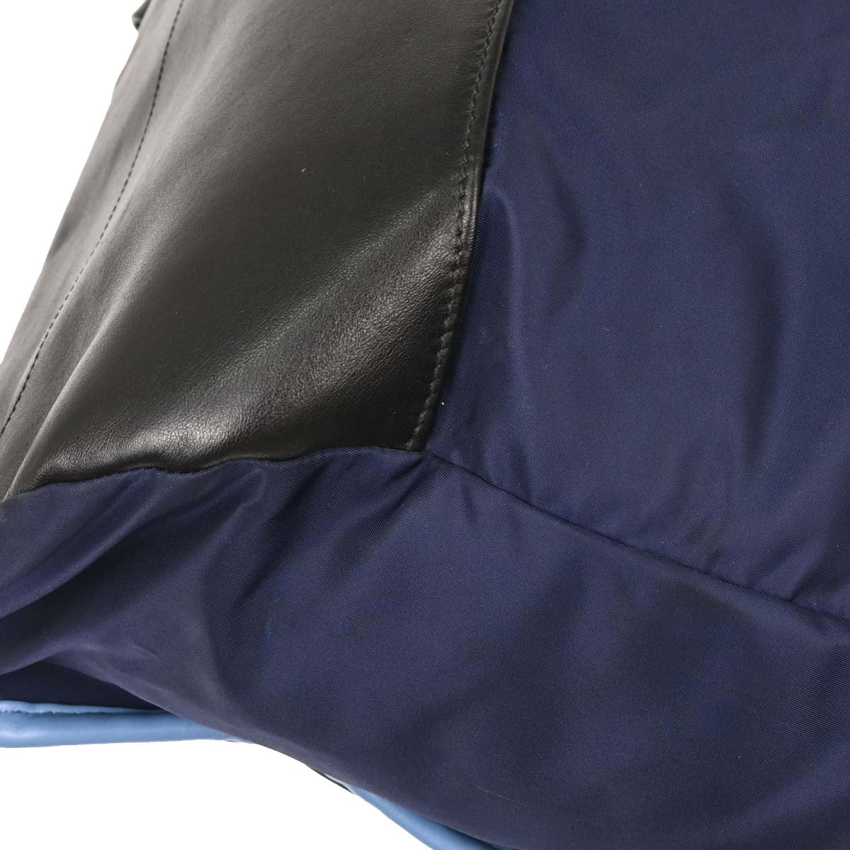 Prada Navy Nylon 2way Shoulder Backpack Handbag - Image 4