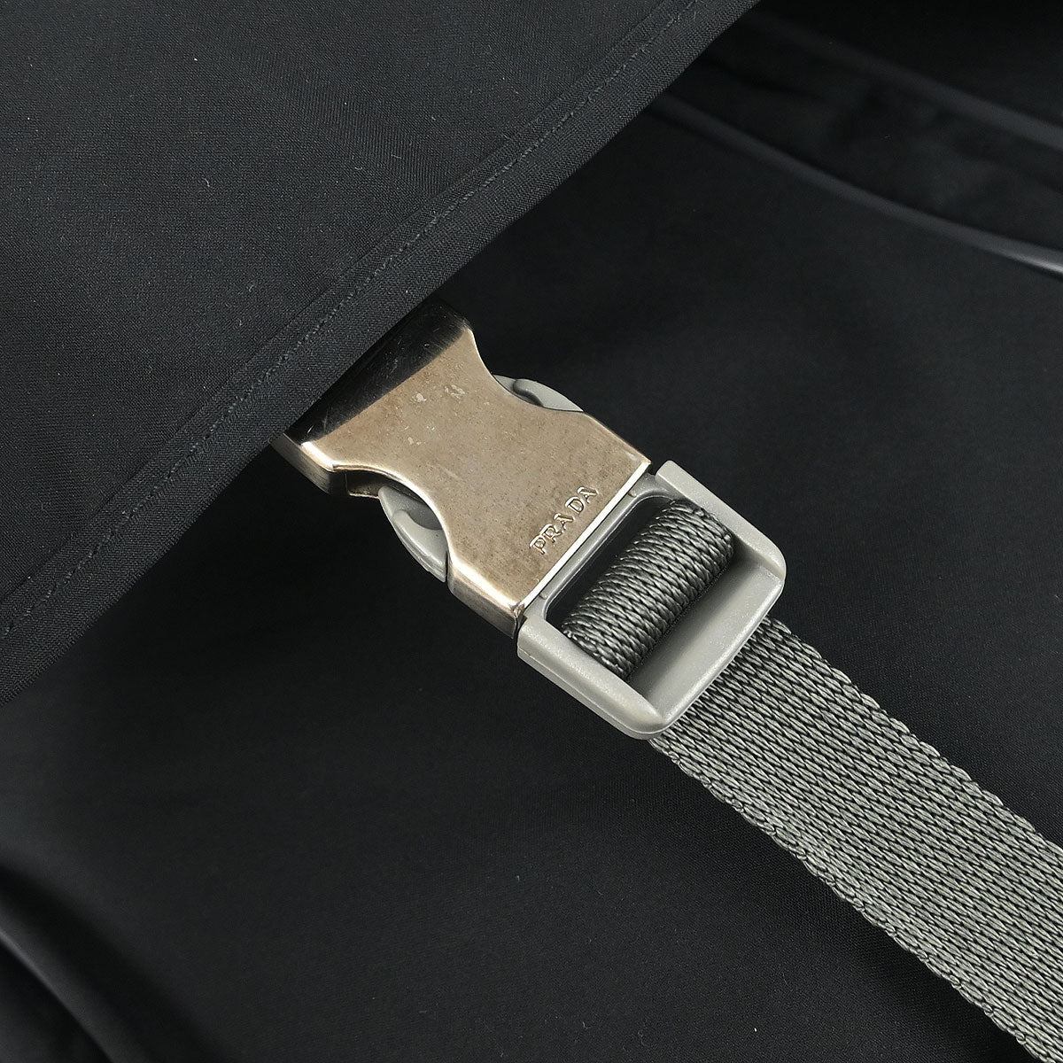 Prada Black Nylon Shoulder Bag - Image 3