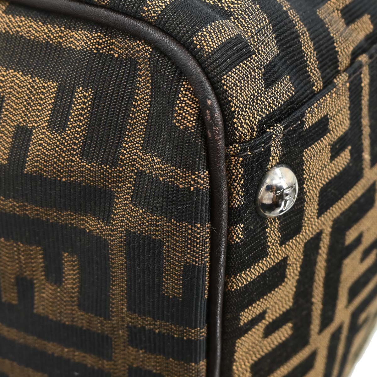 Fendi Brown Zucca Duffle Bag - Image 4