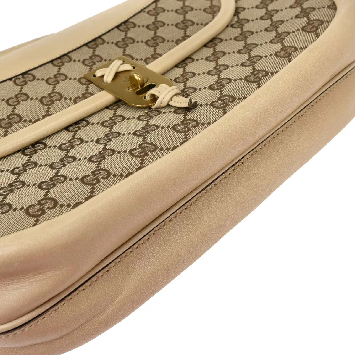 Gucci Beige GG Handbag - Image 3
