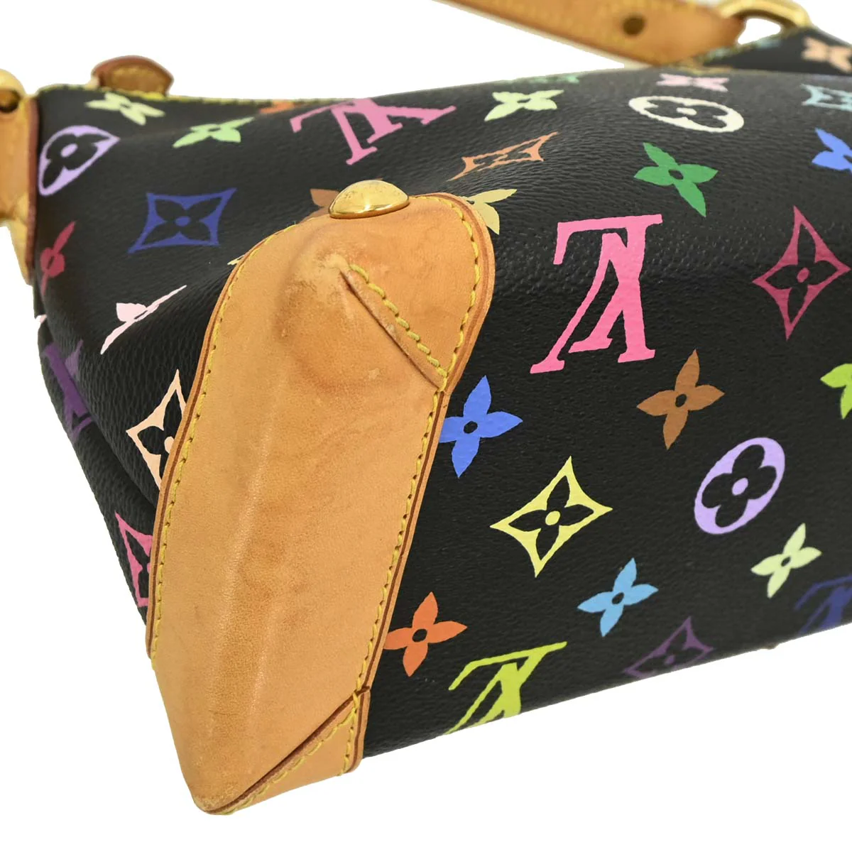 Louis Vuitton 2006 Black Monogram Multicolor Eliza Handbag M40099 - Image 5