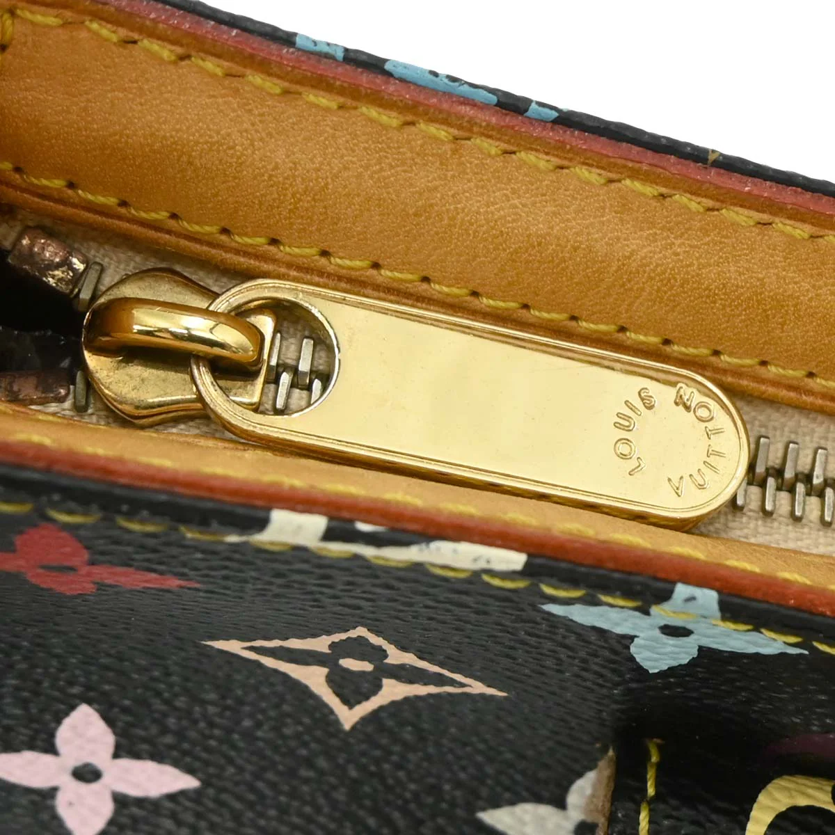 Louis Vuitton 2006 Black Monogram Multicolor Eliza Handbag M40099 - Image 7