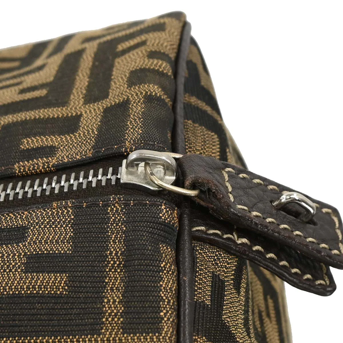 Fendi Brown Zucca Duffle Bag - Image 6