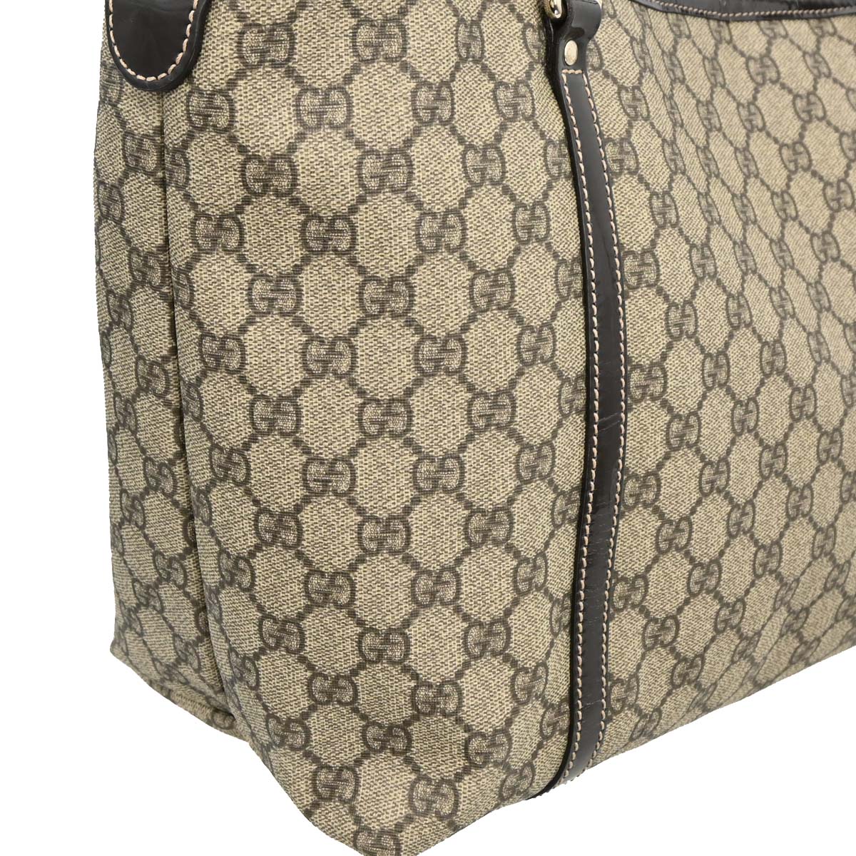Gucci Beige GG Supreme Tote Bag - Image 3