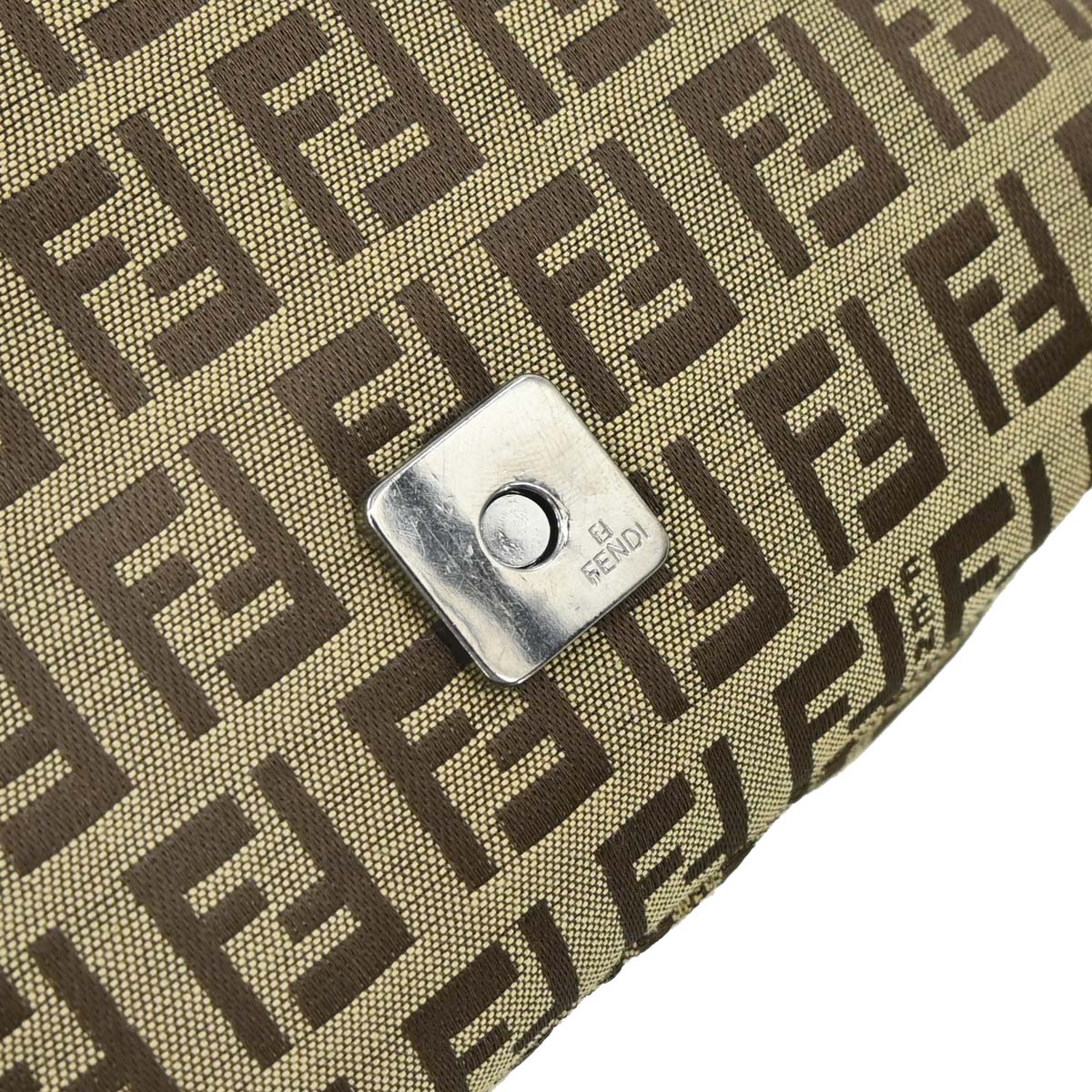 Fendi Brown Zucchino Handbag - Image 7