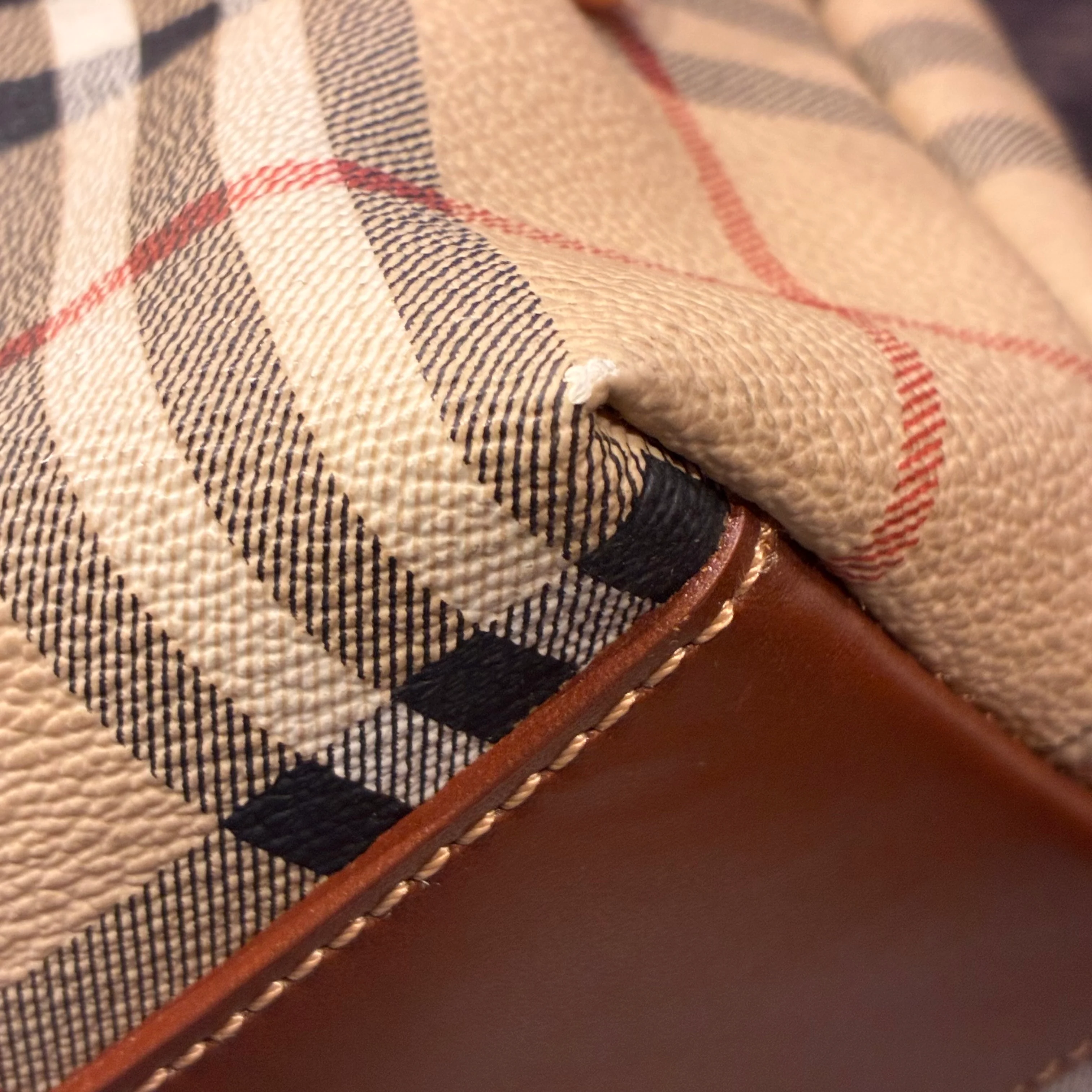 Burberry Beige House Check Tote Bag - Image 12