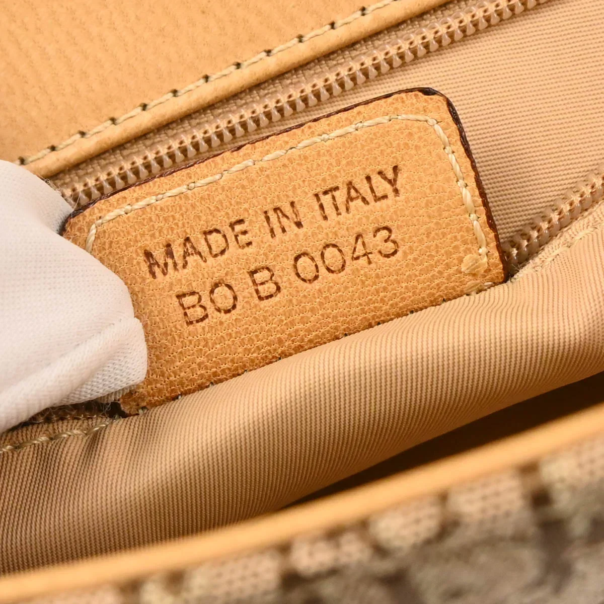 Christian Dior 2003 Beige Trotter Handbag - Image 10