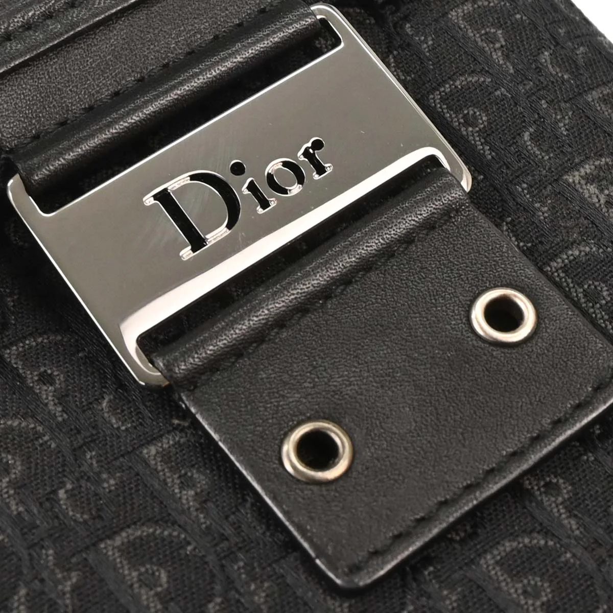 Christian Dior 2002 Black Street Chic Trotter Handbag - Image 5