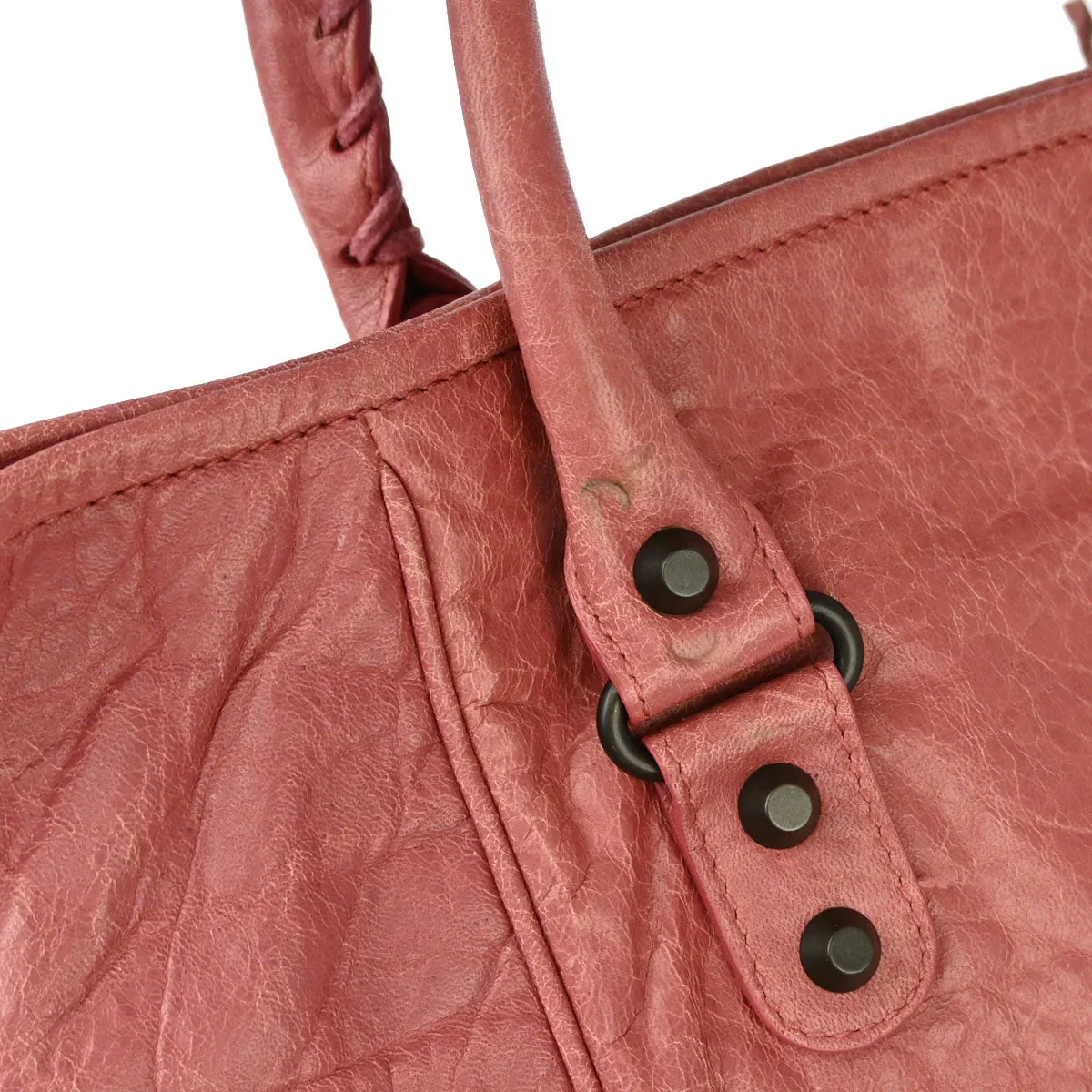 Balenciaga Pink The Sunday Tote Handbag - Image 6