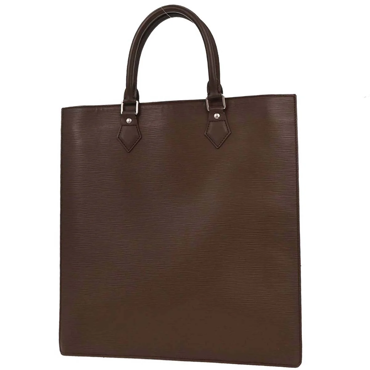 Louis Vuitton 2003 Brown Epi Sac Plat Handbag M5908D - Image 2