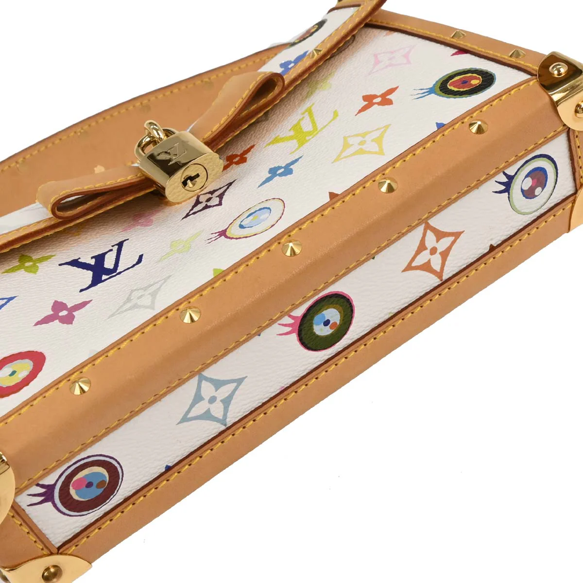 Louis Vuitton 2003 Eye Love Monogram Pochette Eye Miss You M92055 - Image 6