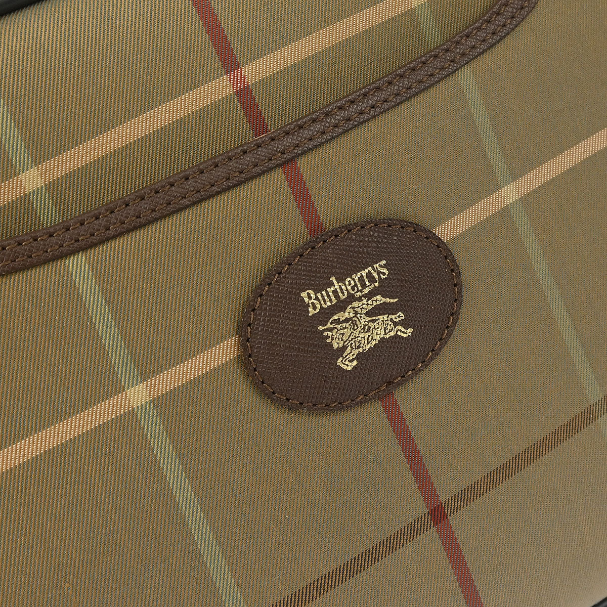 Burberrys Brown Check Shoulder Bag - Image 10