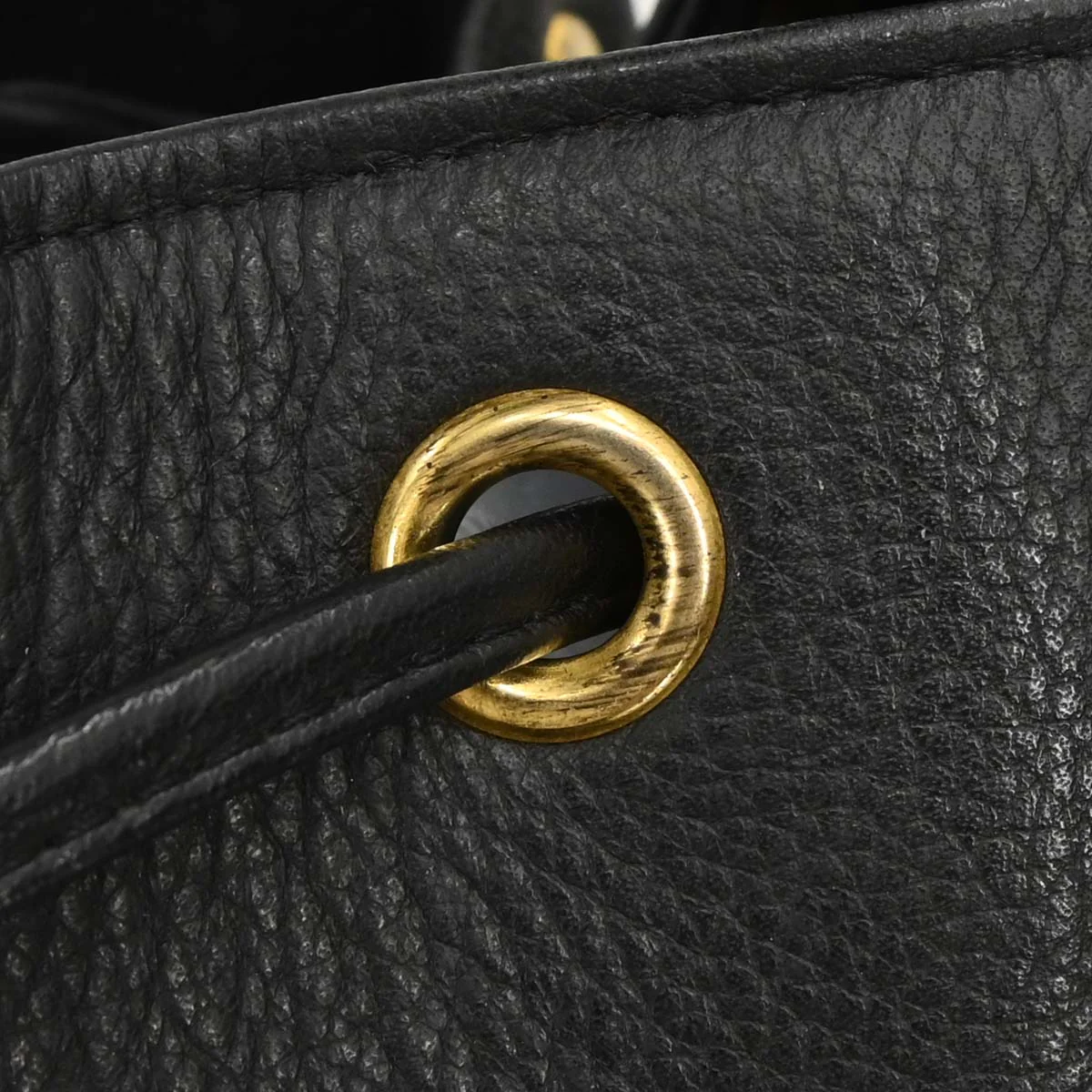 Yves Saint Laurent Black 2way Bucket Bag - Image 4