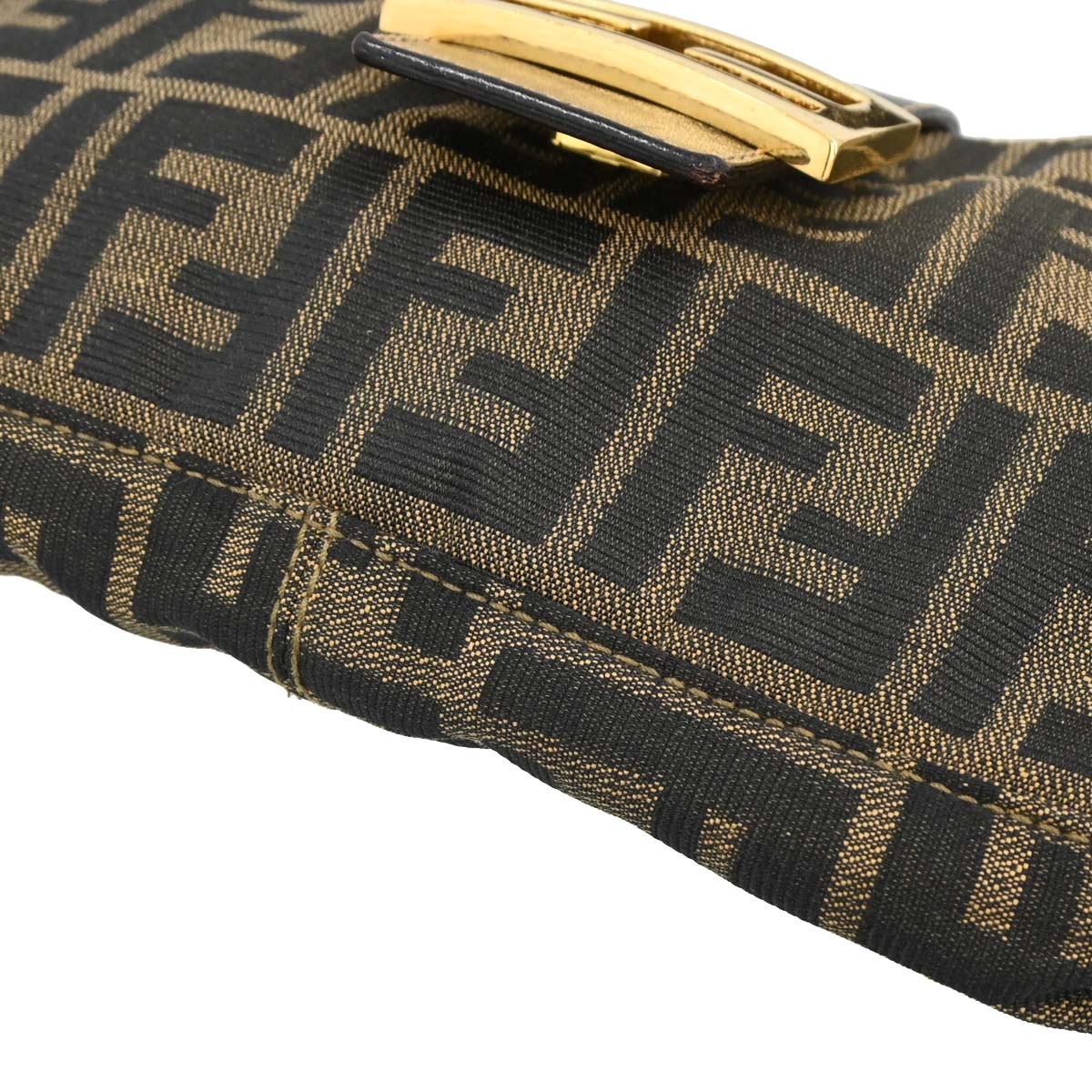 Fendi Brown Zucca Shoulder Bag - Image 5