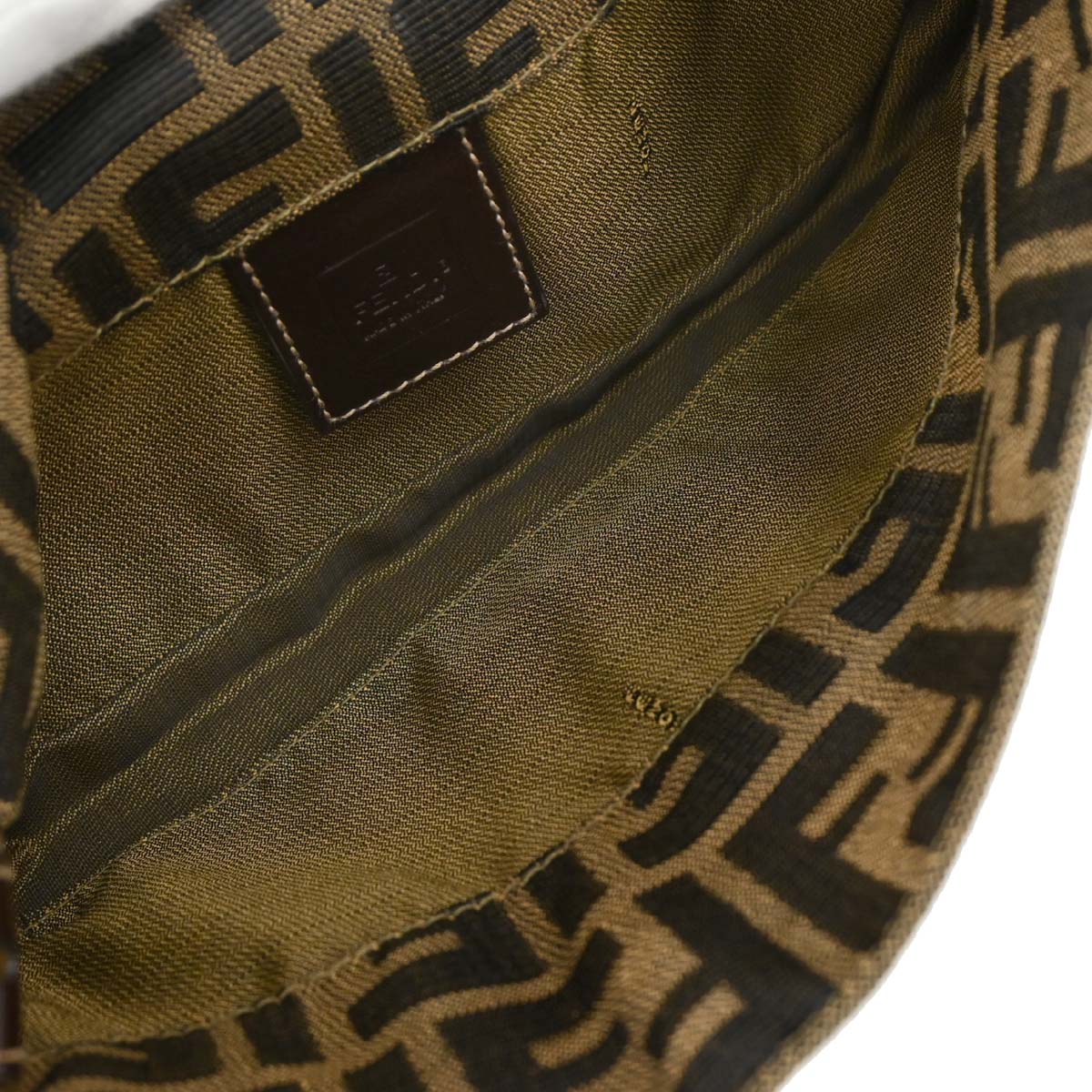 Fendi Brown Zucca Shoulder Bag - Image 7