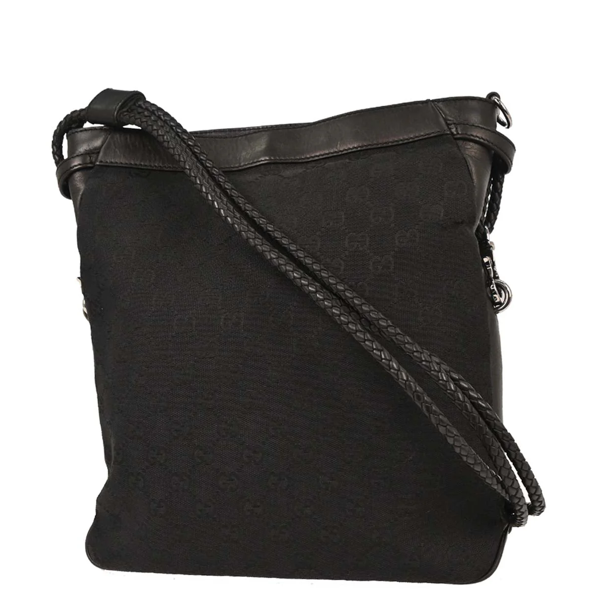 Gucci Black GG Shoulder Bag - Image 2