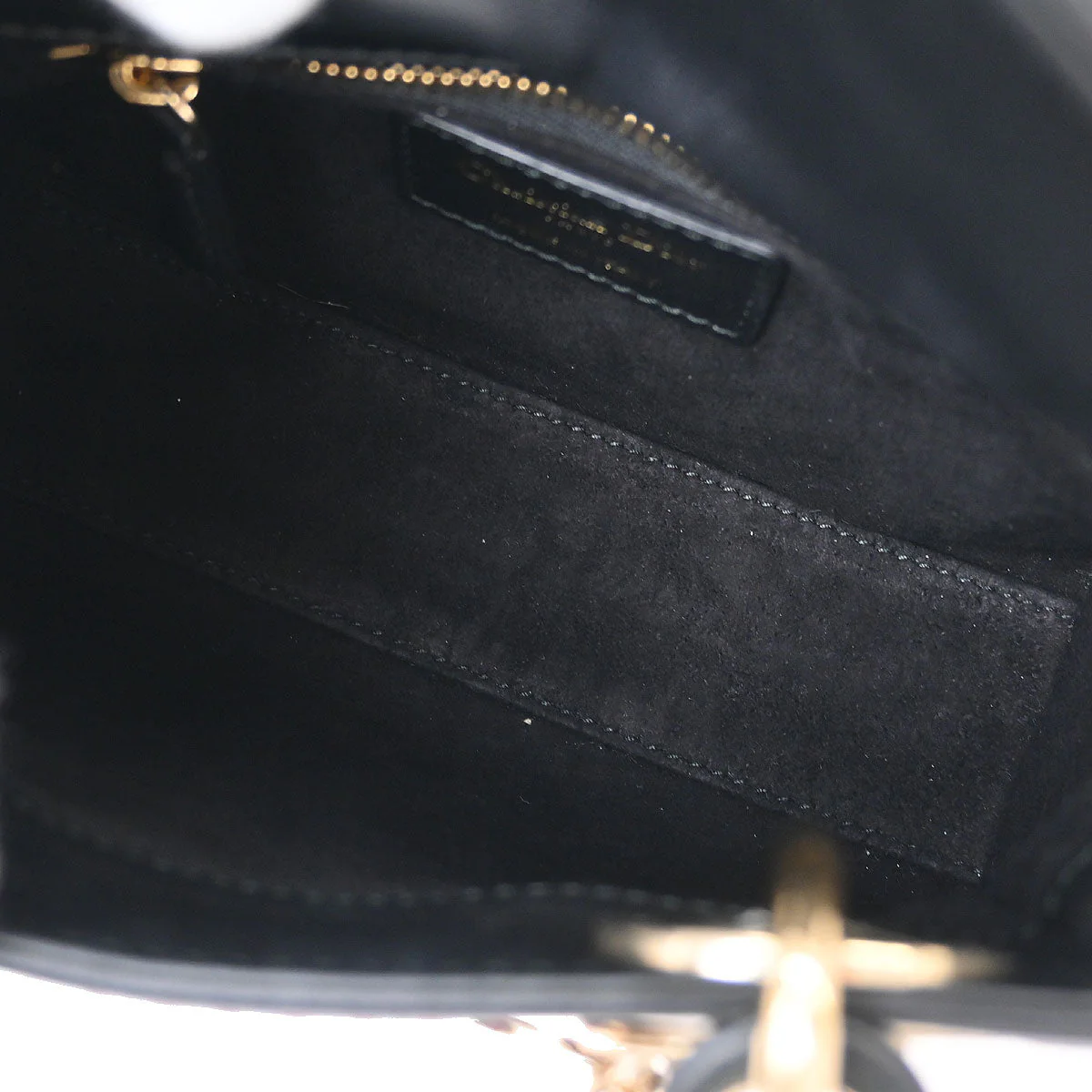 Christian Dior Black Small Lady Dior Playing Cards 2way Shoulder Handbag - Image 7